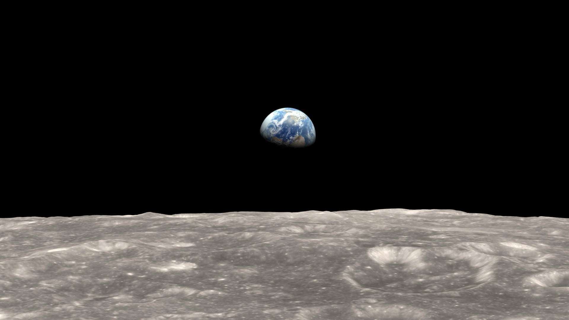 Earthrise from Apollo 8